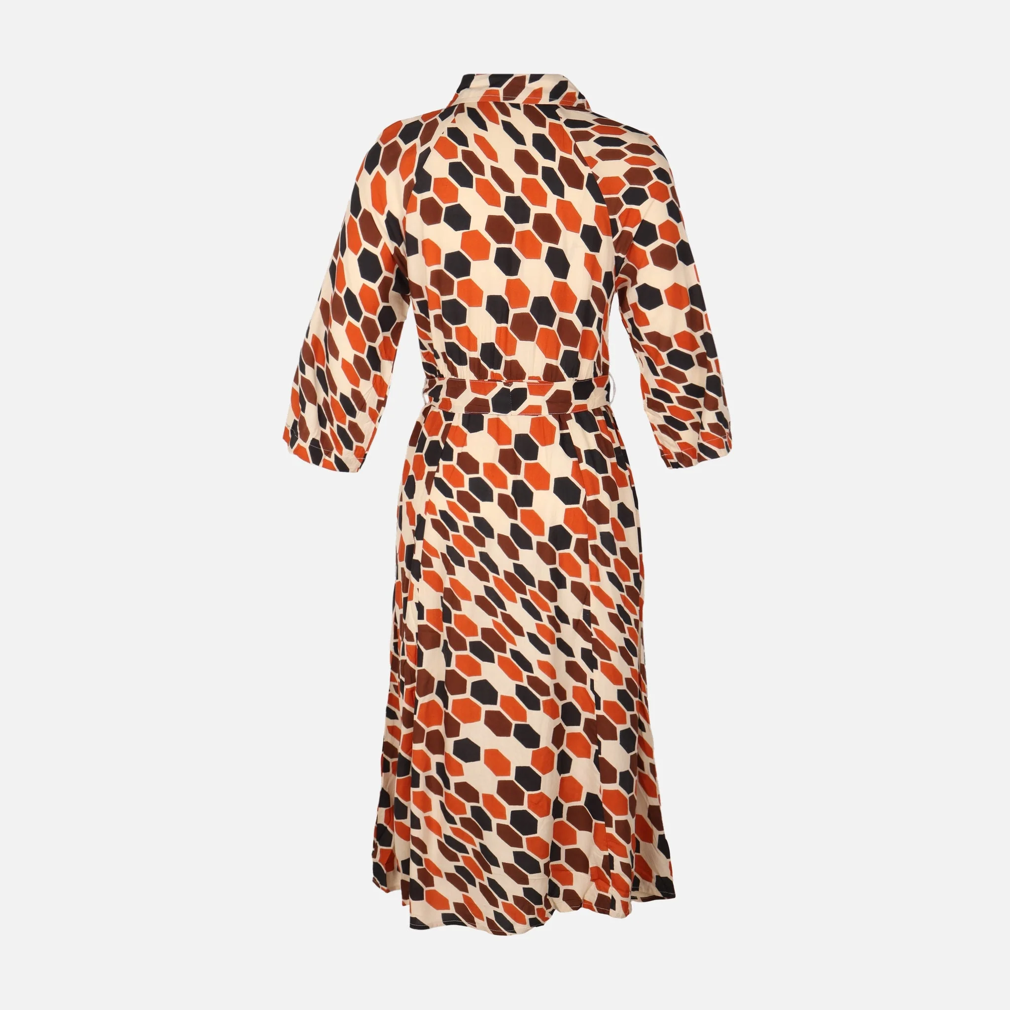 Women Printed Ankle Dress - Image 2