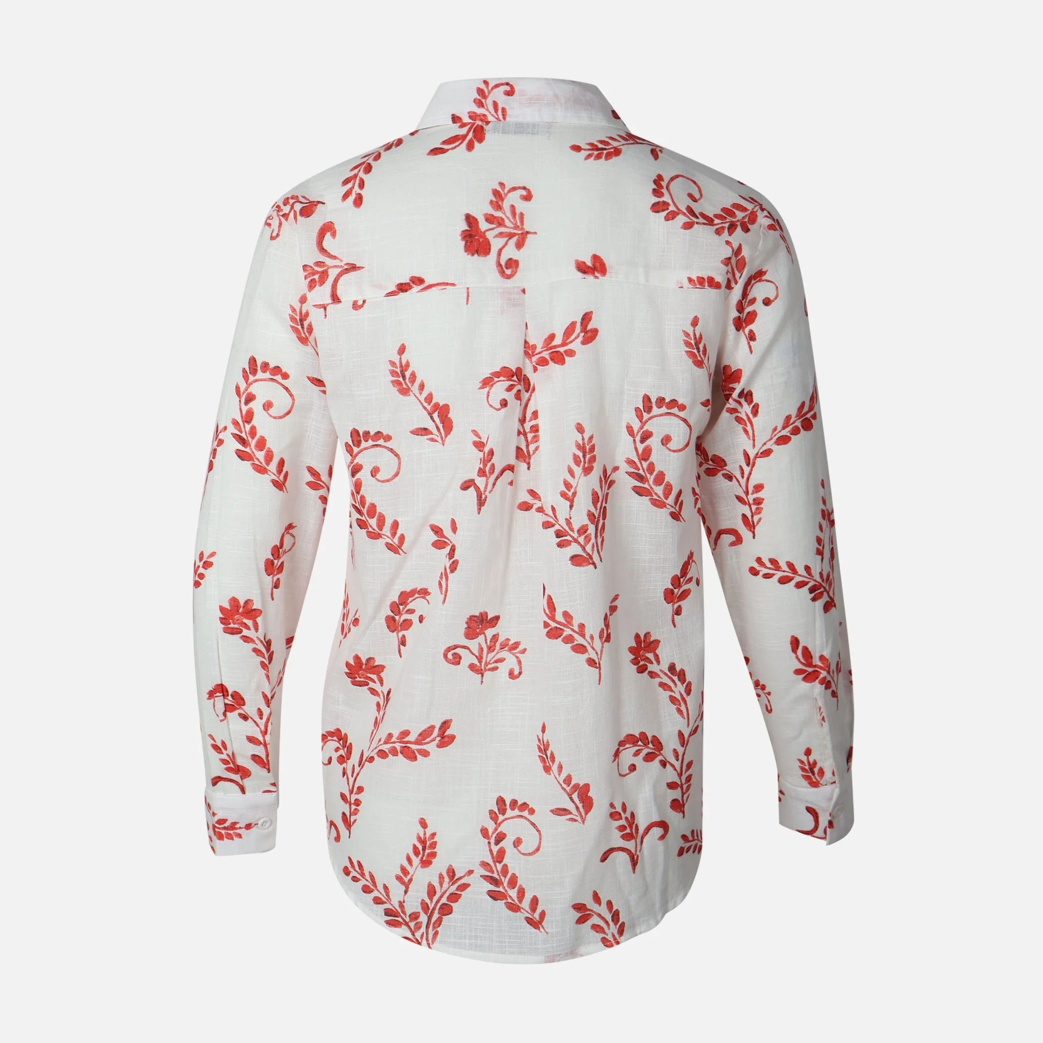 Women Printed Long Sleeve Loose Shirt - Image 2