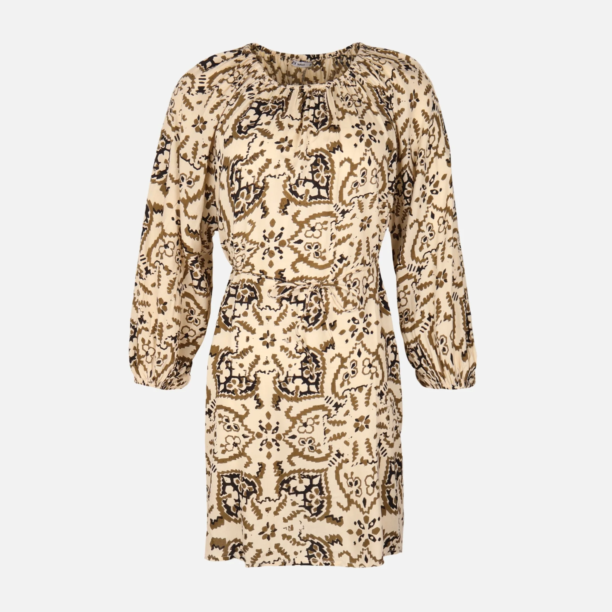 Women Printed Long Sleeve Tunic