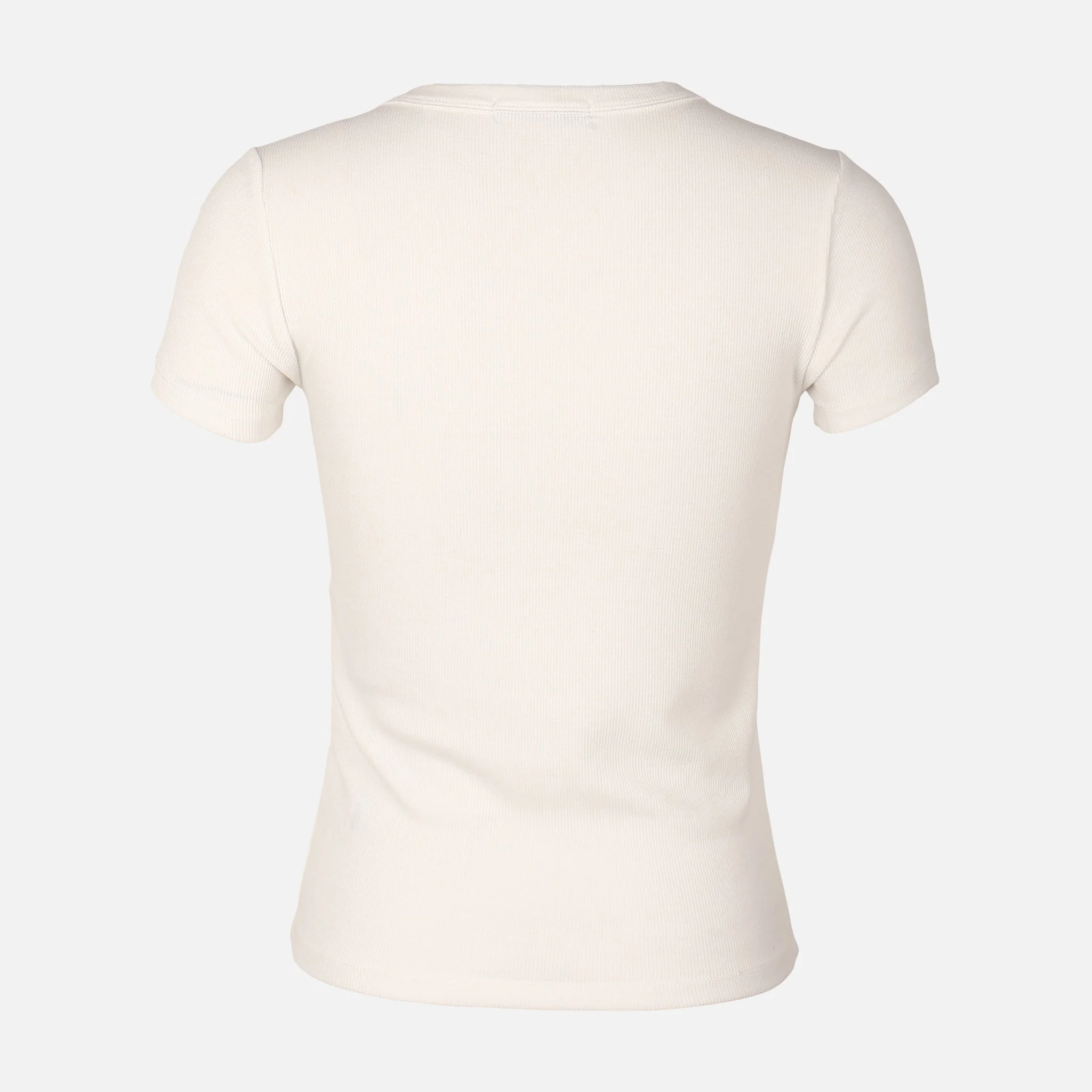 Women Rib Basic Placket T-Shirt - Image 2