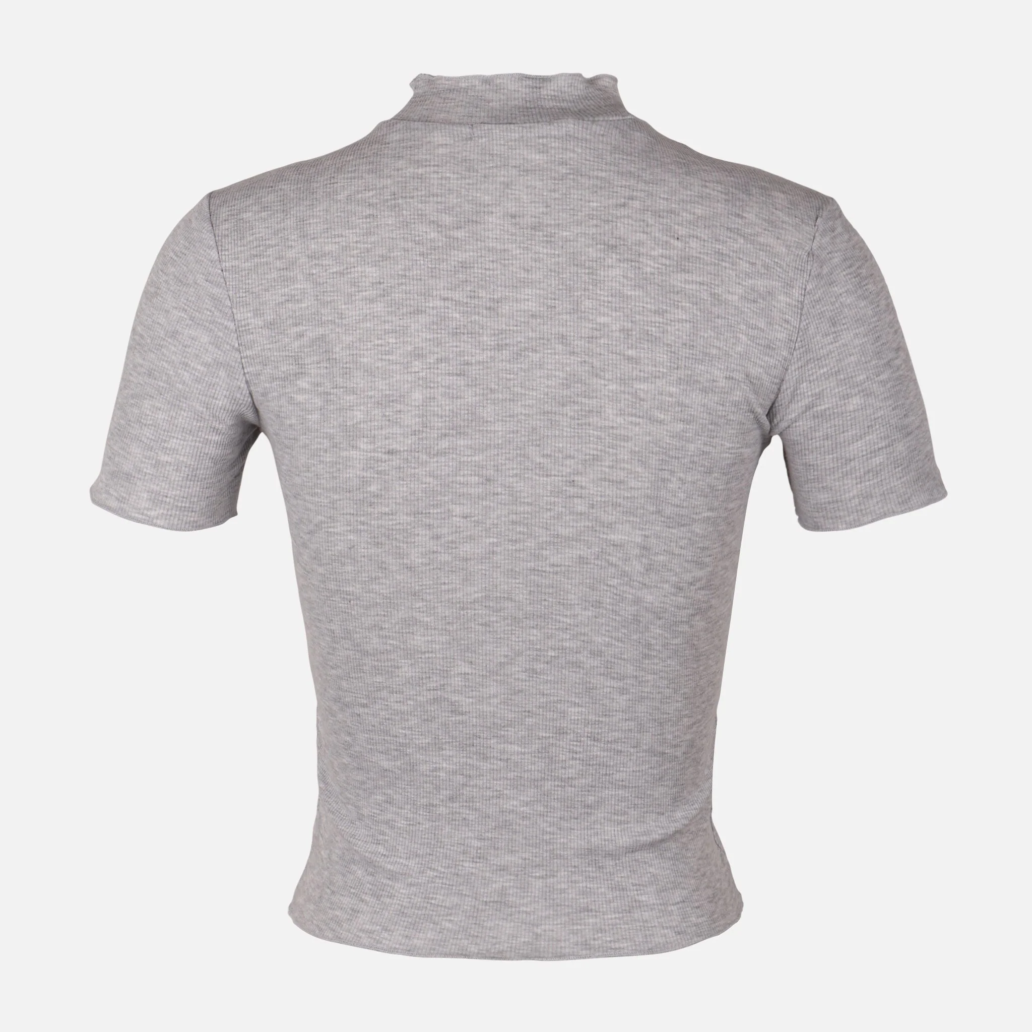 Women Rib Basic Tshirt - Image 2