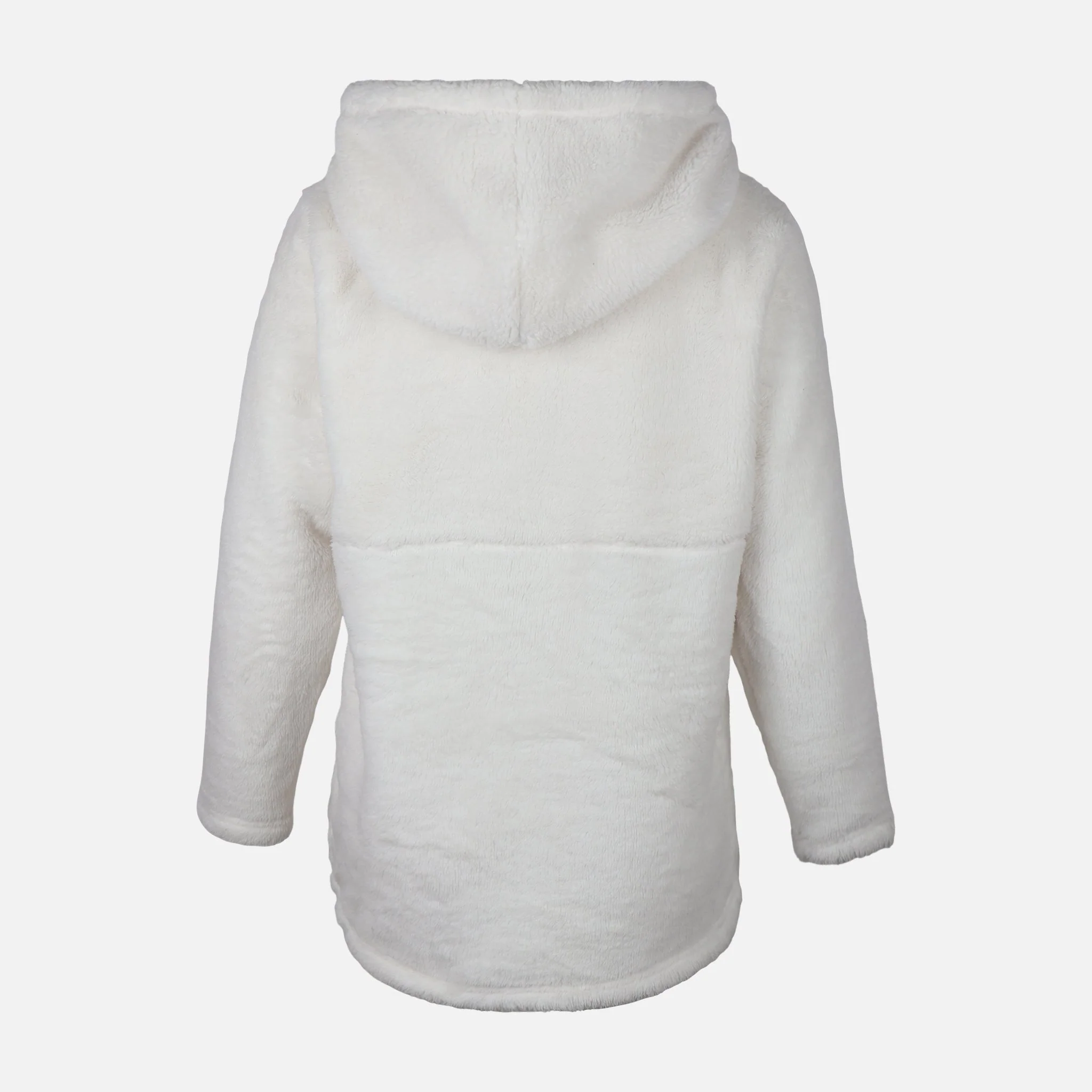 Women Sherpa Long Hoodie - Image 2