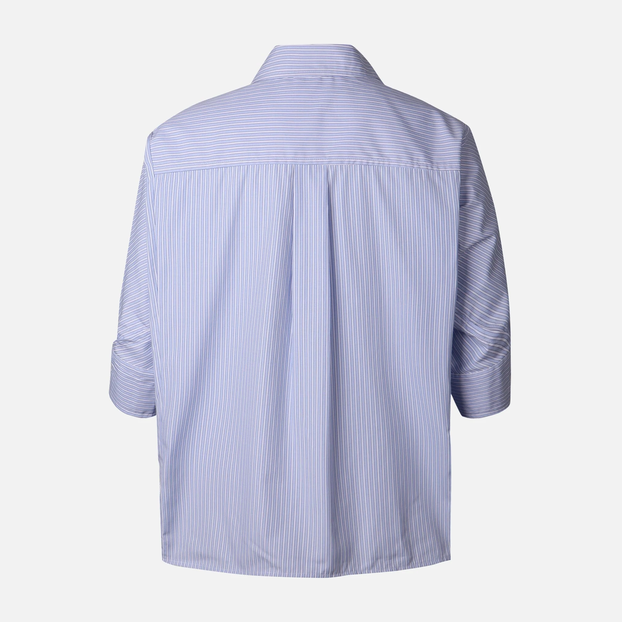 Women Striped Oversize Shirt - Image 2