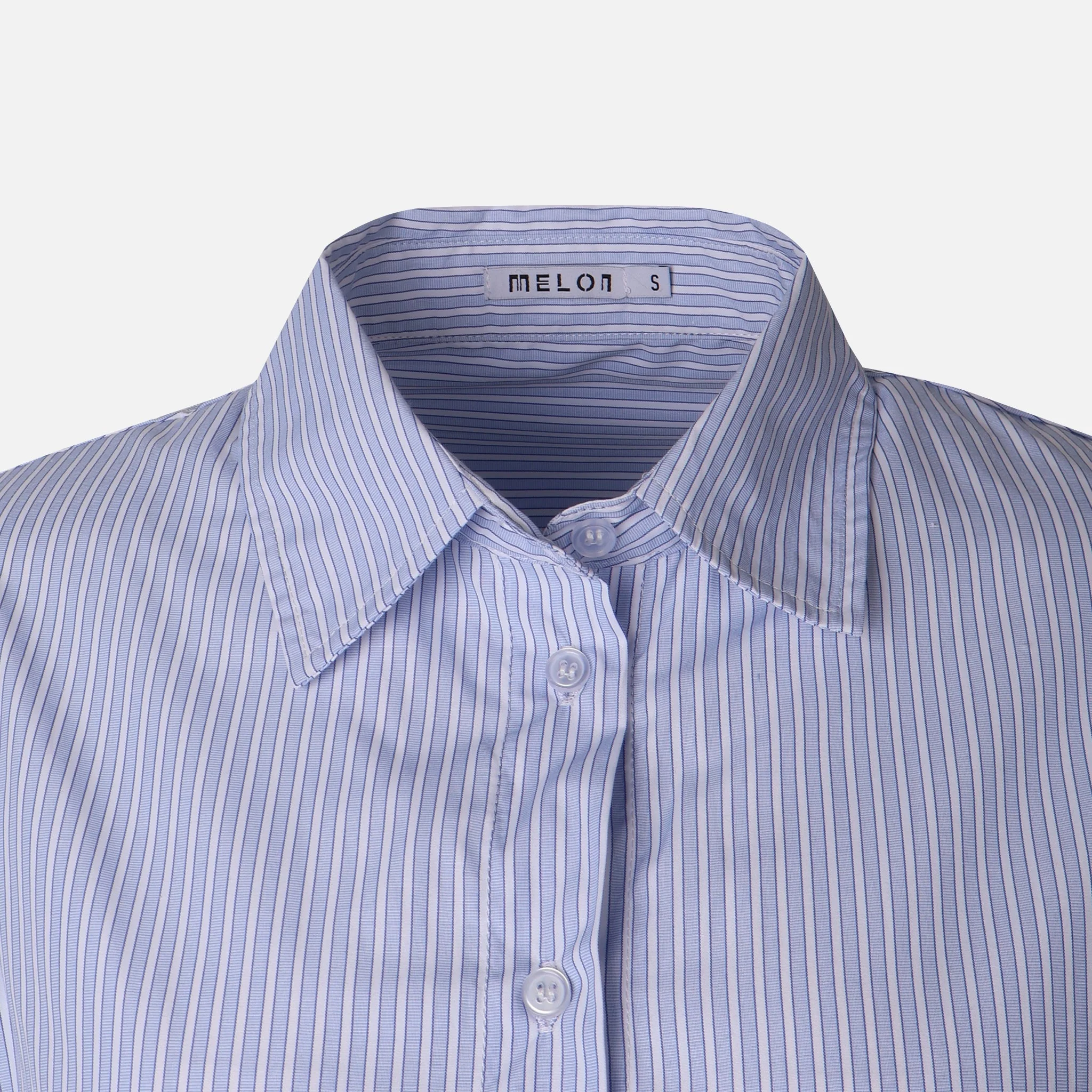 Women Striped Oversize Shirt - Image 3