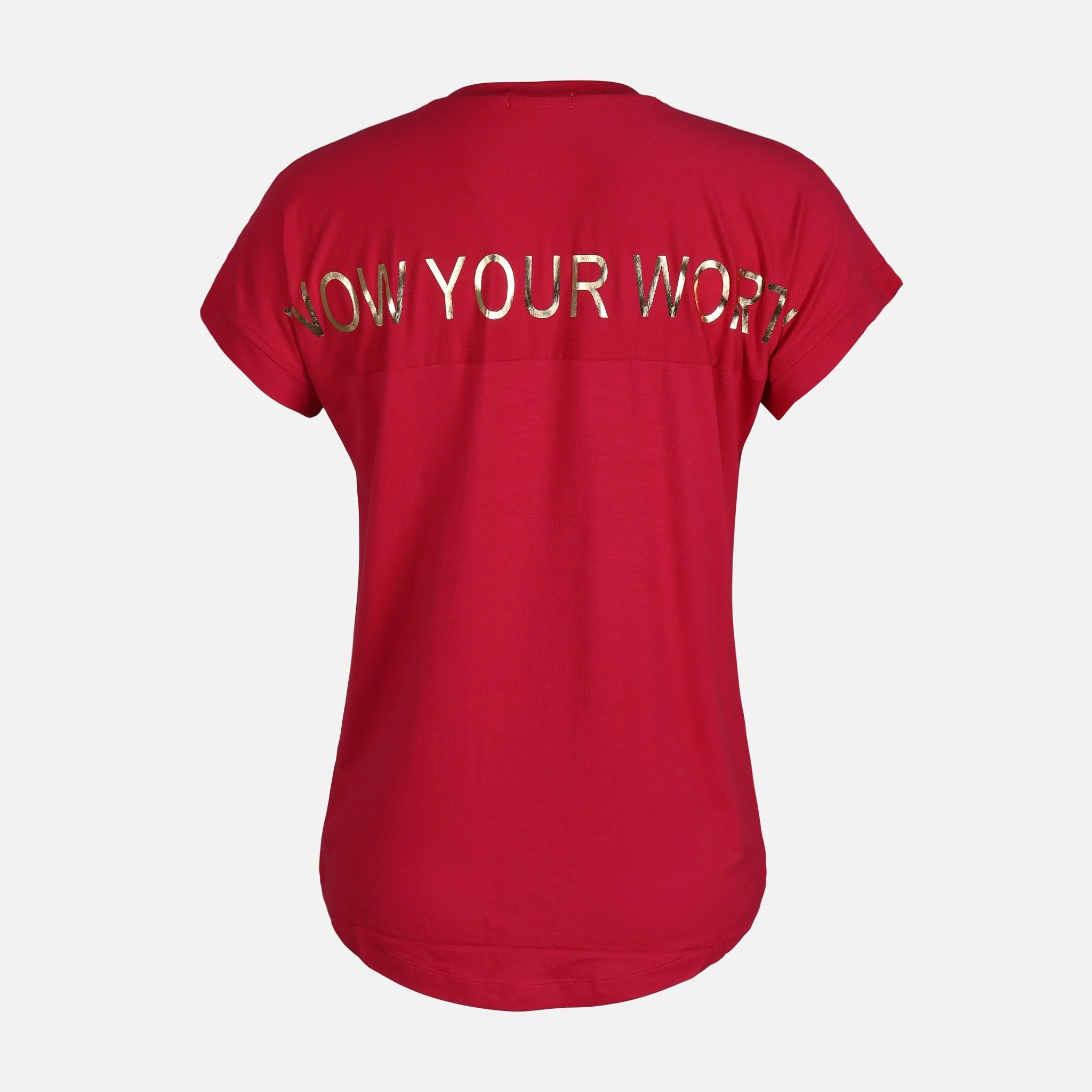 Women Viscose Loose Short Sleeve Tee - Image 2