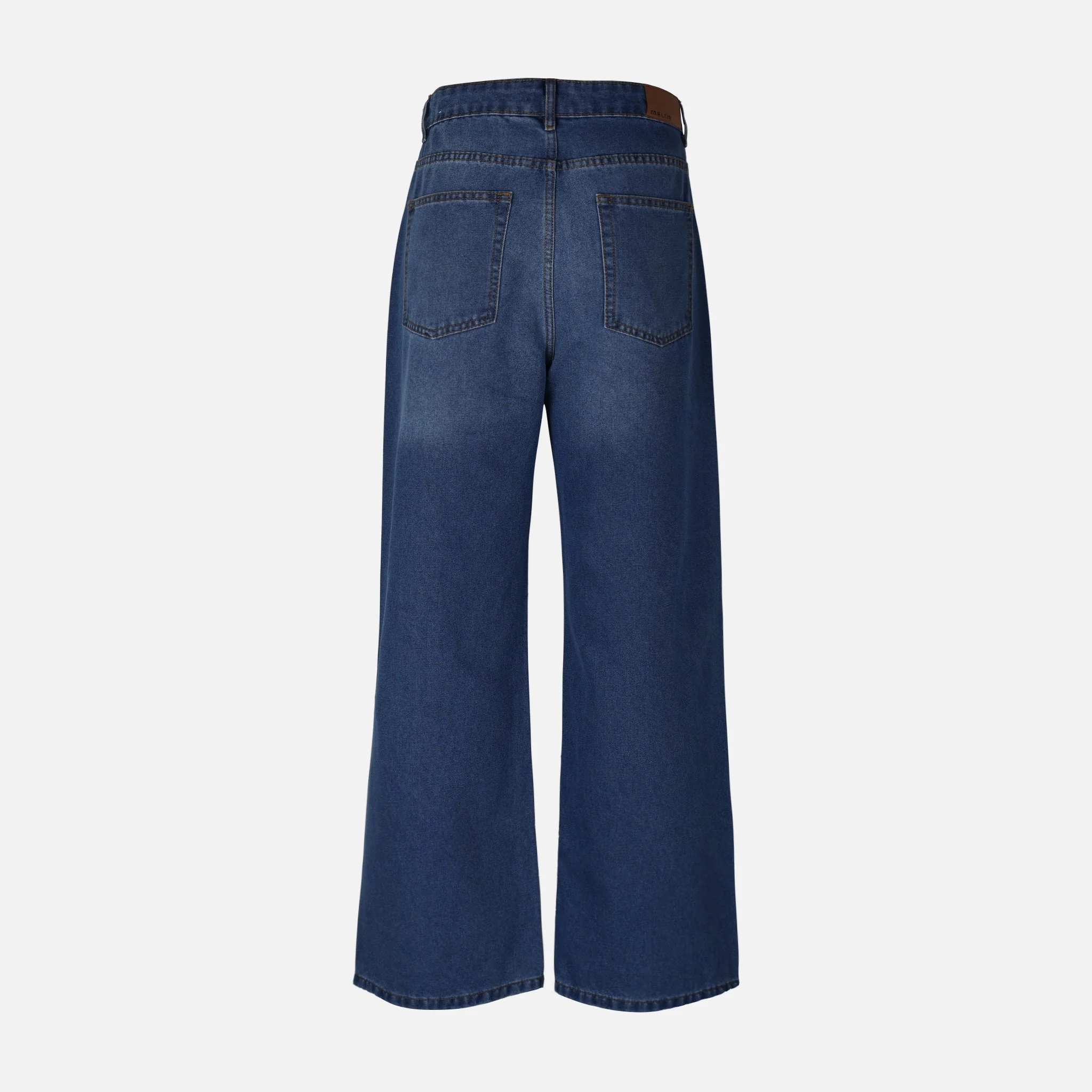Women Baggy Wide Pants Jeans - Image 2