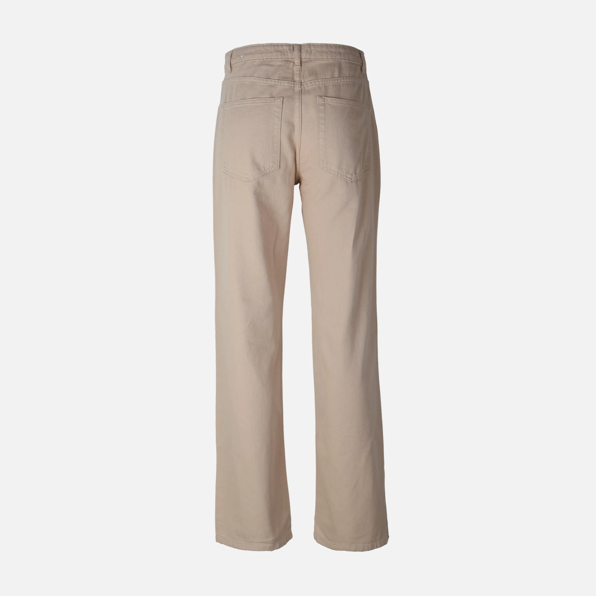 Womens Straight Mid Waist Pants Jeans - Image 3