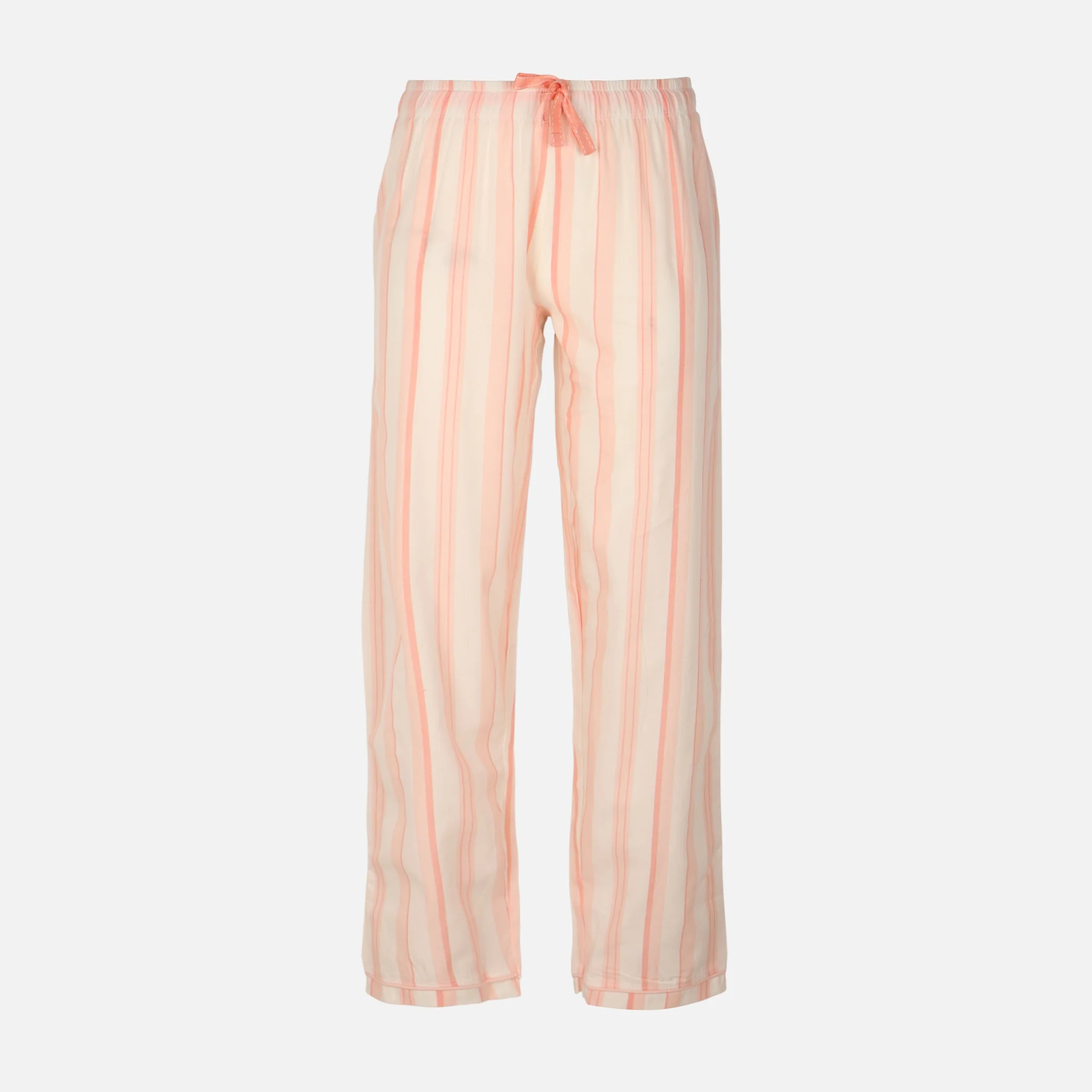 Womens Striped Pyjama Set Short Sleeve Top And Pant - Image 8